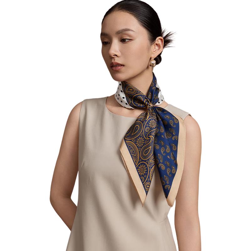 Shanghai Story 100% Mulberry Silk Twill Scarf