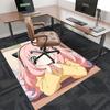 1pc Anime Cartoon Design Office Chair Mat Non-Slip Carpet for Home Decor, Suitable for All Seasons - Perfect Gift for Anime Lovers!M003