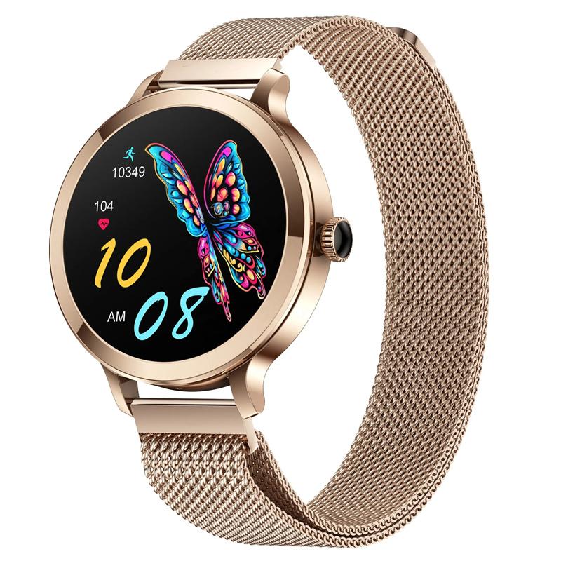 Fashion Women Smart Watch NX7 Ultra Clear AMOLED Screen Heart Rate Health Monitoring Bluetooth Call Lady Female Smartwatch