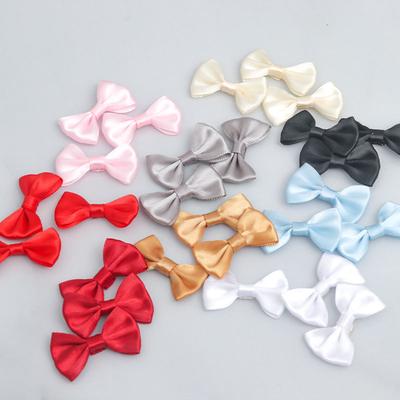 2,5 * 4 cm Široký Malý Motýlek Oblečení Doplňky DIY Vlasové Doplňky Dekorace Dárkové Krabičky Osemicípý Polyesterový Sáček Pás Mašle
