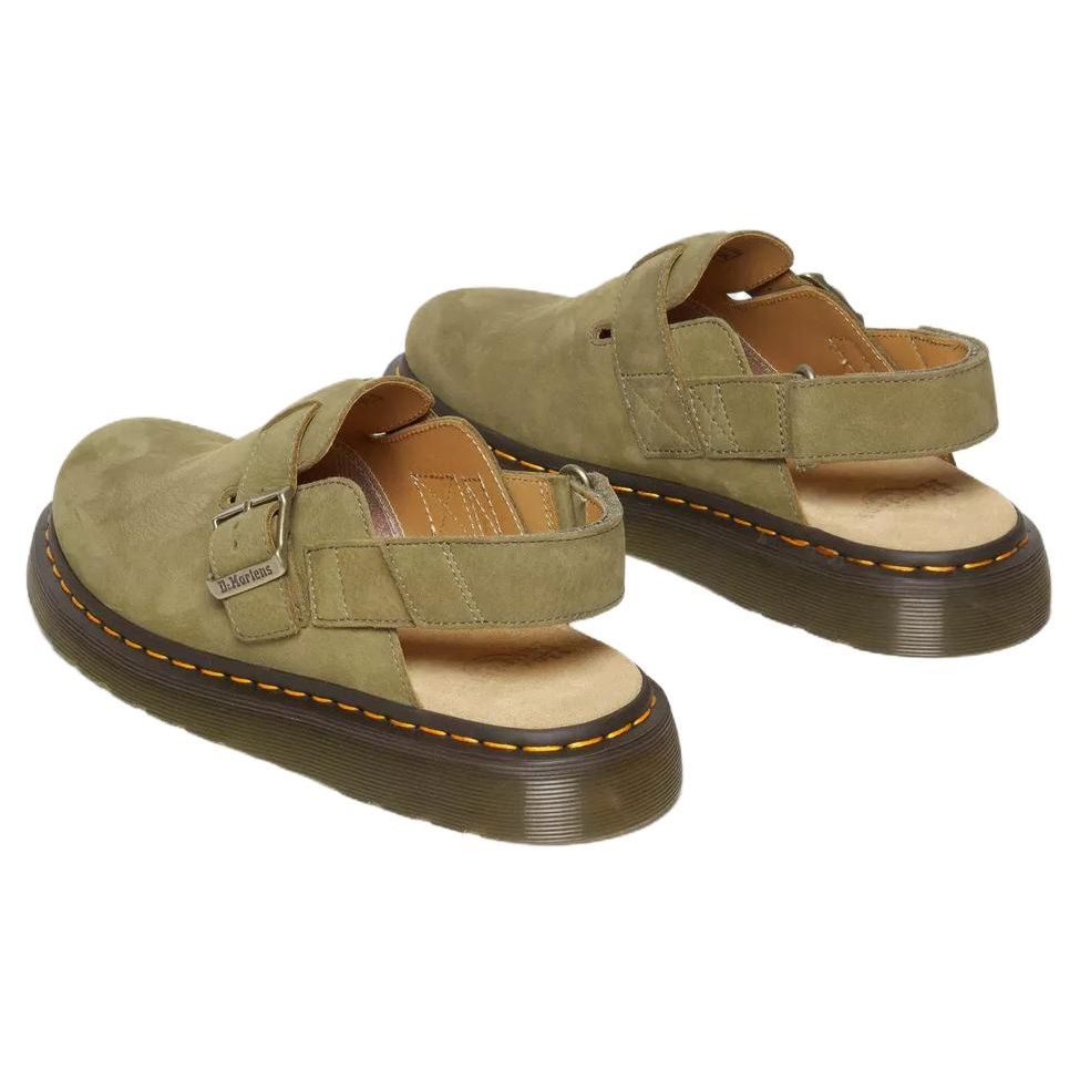 Dr. Martens Leather Comfortable Versatile Low-Top Casual Shoes Unisex Casual Shoes Green 31564357