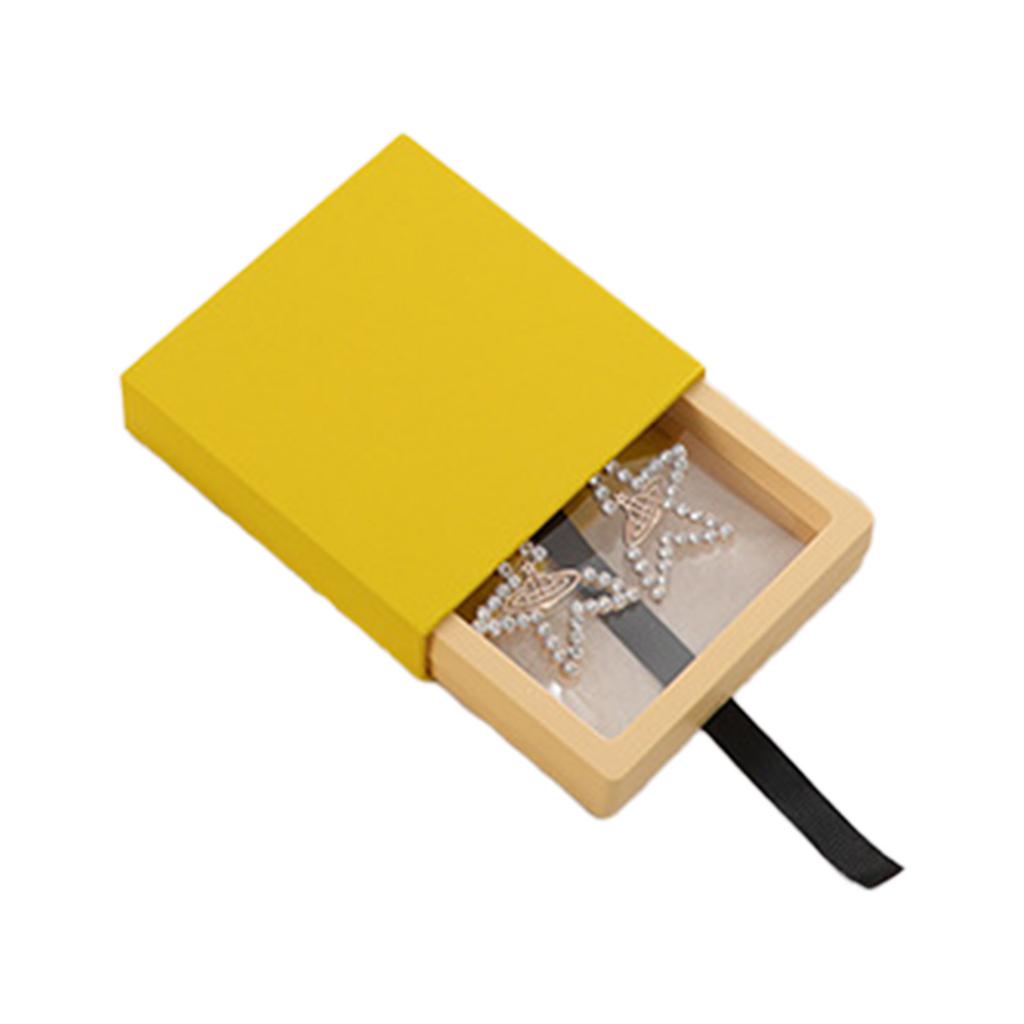 13 Colors Drawer Suspension Drawer Box Earrings Necklace Rings Storage Jewelry Box PE Film Jewelry Packaging Box