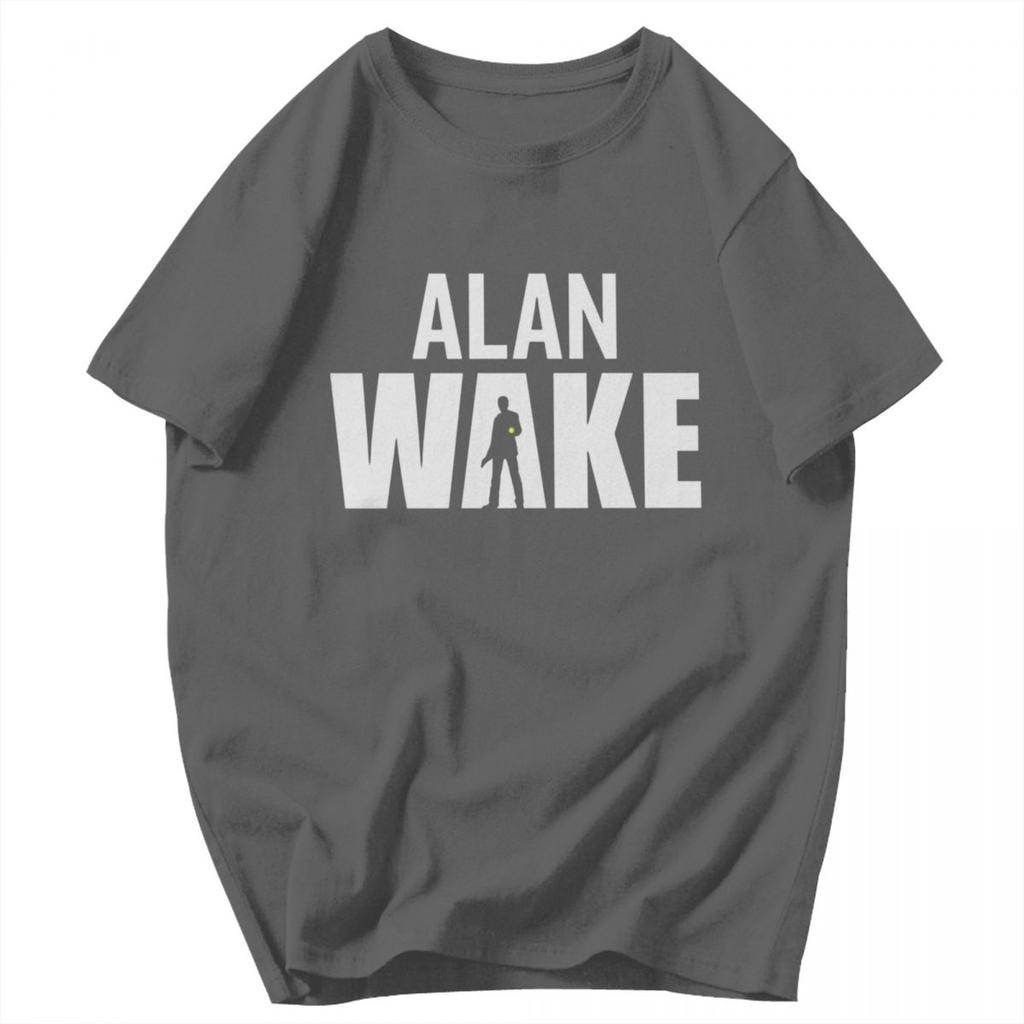 Men T Shirt Alan Wake Game Unique Y2K Graphic Customized Unisex Clothing T Shirts