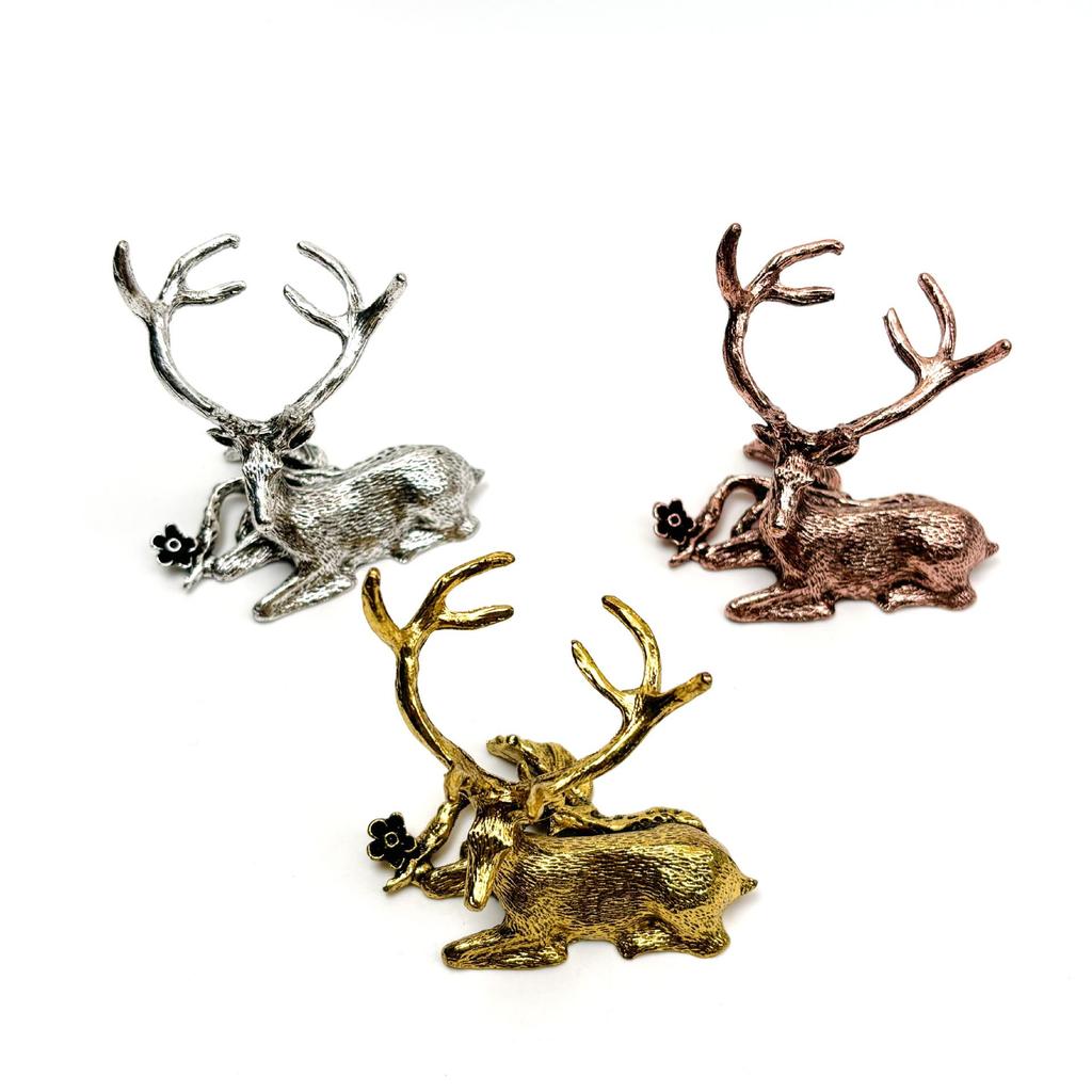 Crystal Ball Craft Base, Egg Carving Holder, Metal Stag Retro Display