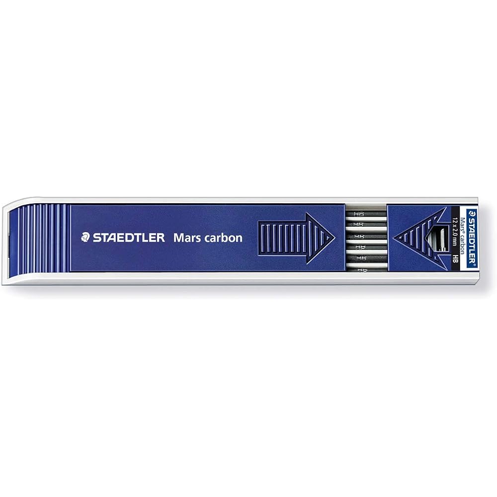 Staedtler 2 mm holder core, HB, 12 core