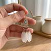 Retro Boho Long Tassel Earring Tassel Hanging Drop Earrings Ethnic Style Beaded Earring  Women
