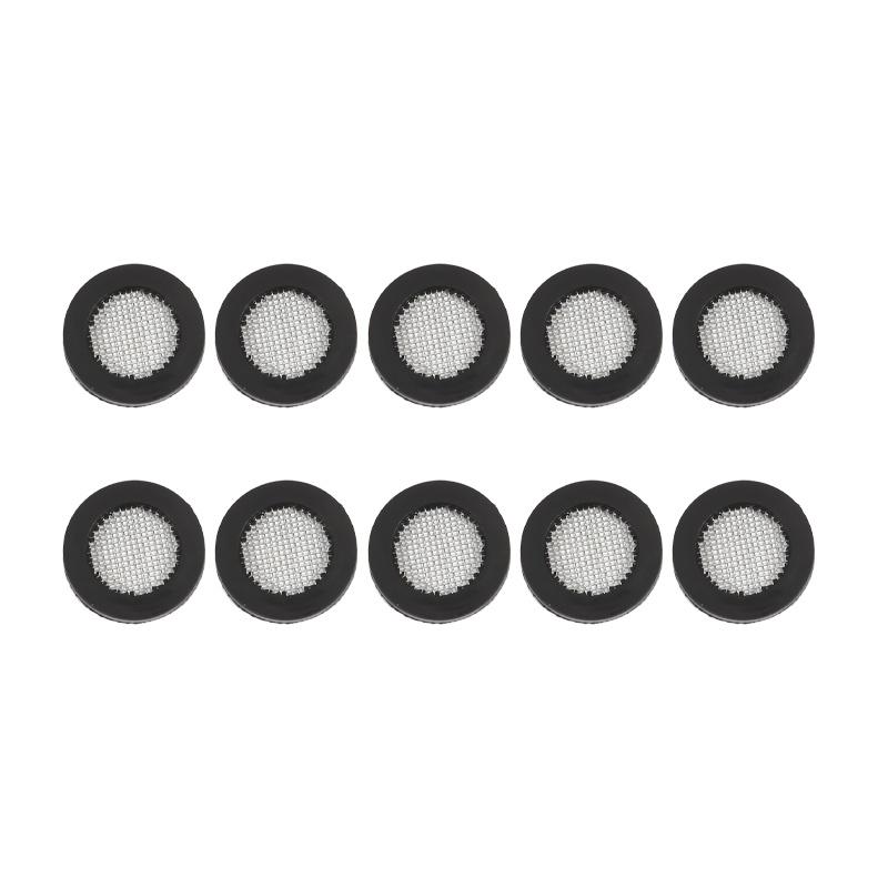 10pcs Rubber Gasket With Net 4/6" Shower Head Filter Plumbing Hose Seal Faucet Replacement Part Washer Sink Strainer Tool
