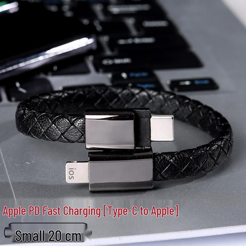 Influencer Creative Fast Charging Bracelet Cable for Huawei, Apple, Android, Xiaomi, OPPO, Type-C