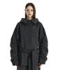 Treemingbird Hooded Half Field Jumper [ Charcoal ]