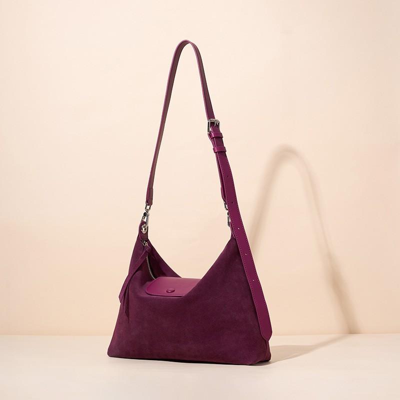 

Women s Bag Factory Hot Fashion Dragon Xiang Versatile Crossbody Shoulder Leather High-end Feel Women 31x11x26CM вино красного