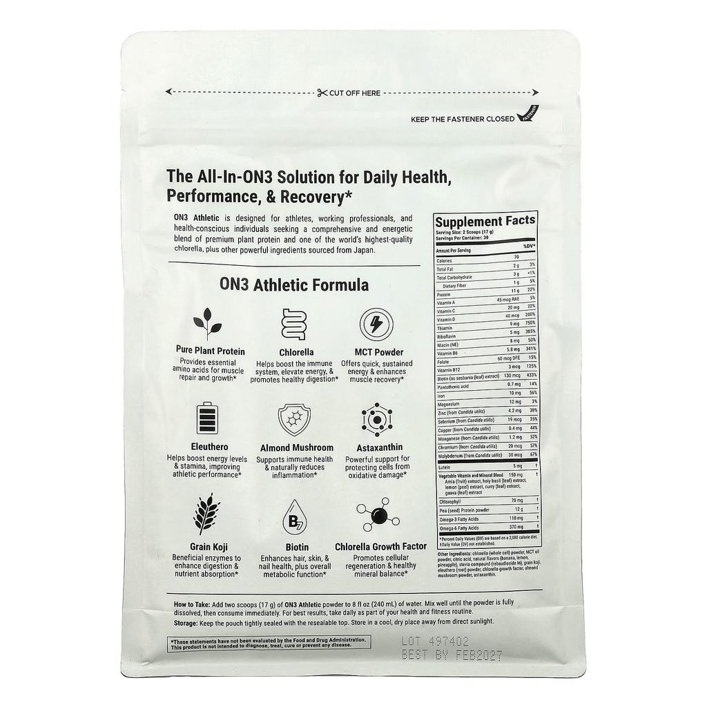 Sun Chlorella One Athletic, 510g (18oz)