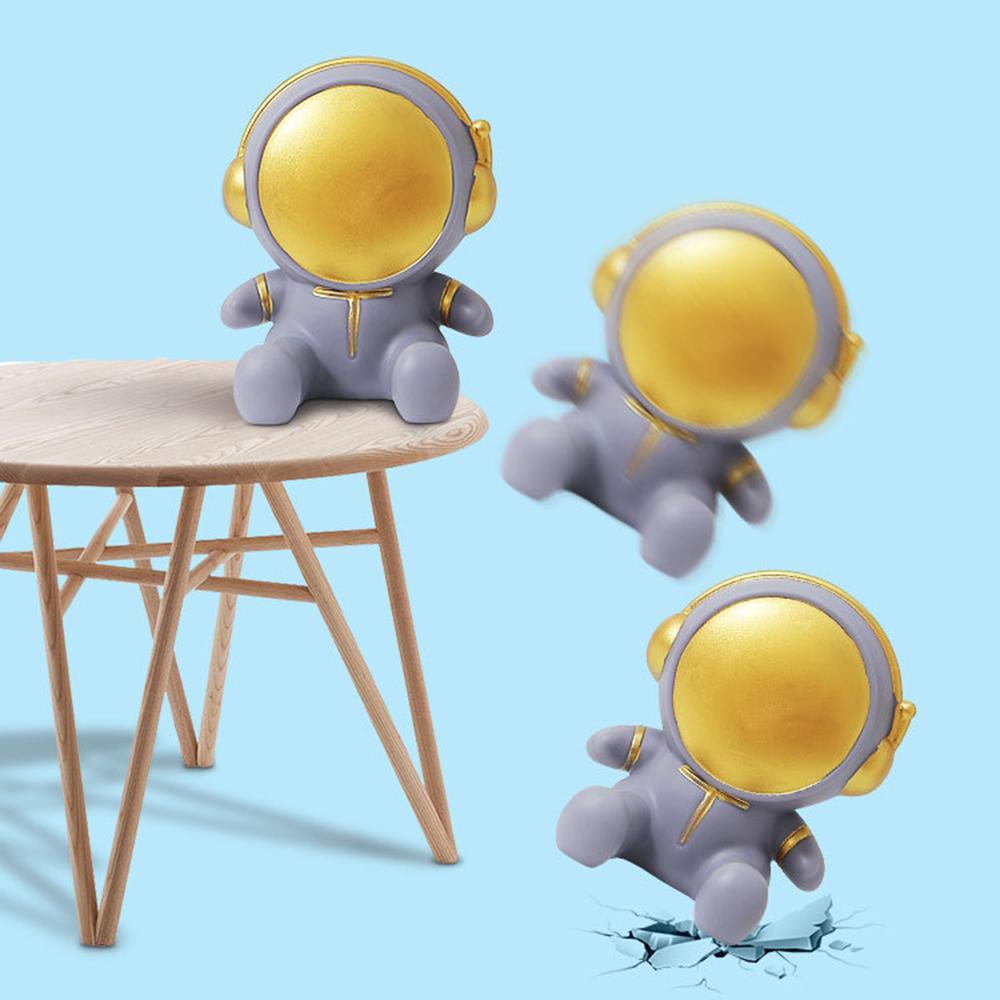 

Creative Cartoon Astronaut Mobile Phone Holder Desktop Cellphone Bracket Stand Home Decor Grey