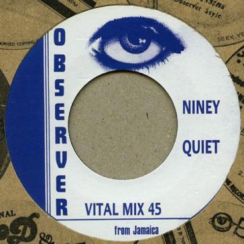 

7inch Record NINEY THE OBSERVER - Quiet Q1 Observer 1975 UK Reggae, Ska & Dub