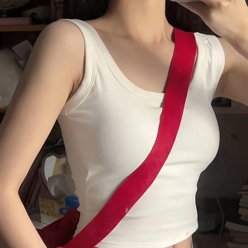 Women's Half-High Neck Fleece T-Shirt - Brushed, Warm, Loose Fit for Autumn/Winter.