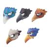 Durable Halloween Parties Hawks Mask PU Leather EVA Fabric Blend Comfortable Costume Accessory