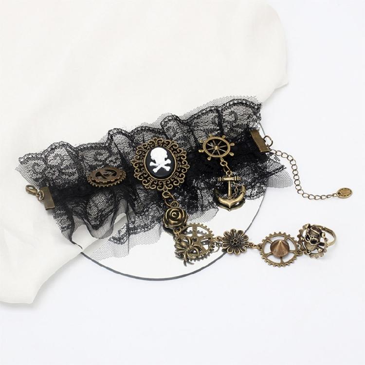Fingerless Rings Gloves for Masquerade Balls Cosplay Costume Female Accessories