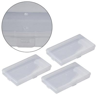 Boxes Storage Box Dustproof 14.8*7.8*1.8cm 3PCS DIY Earrings Holder Jewelry Necklaces Organizer PP Transparent