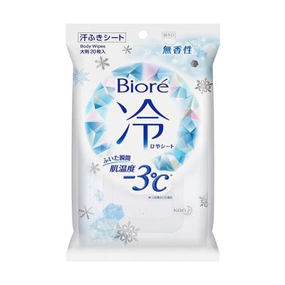 Cooling Sheets Skin Temperature -3 Unscented 20 Sheets (Fast Shipping)
