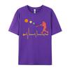 Unisex Unisex Boys Baseball Heartbeat Funky Student TShirt Normal Funny Tops Tees All Cotton Summer Tshirts Drop Shipping