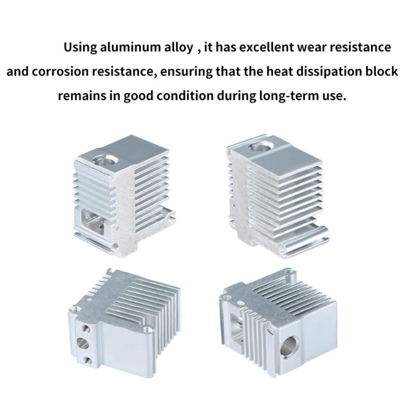 Aluminum Heatsink Assembly For Printer Extruder Optimized Thermal Management Quick Install Upgrade