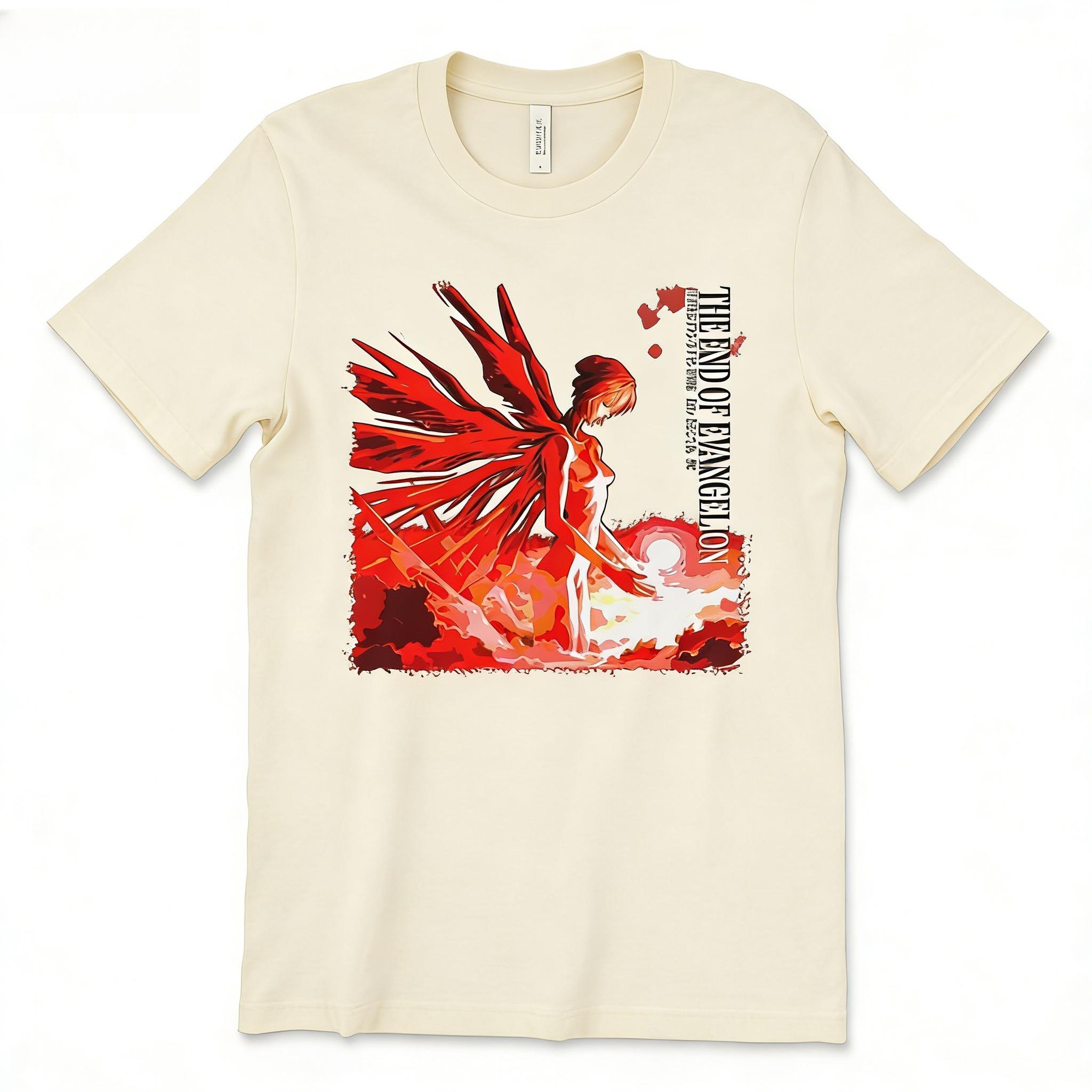 

Neon Genesis Evangelion Anime Rei Ayanami Printed Tshirt Unisexs and Womens Tshirt Unisexs Top Sports Tshirt 2026 Summer New S