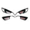 Autocolant de protecție pentru mânerul ușii interioare, stil ABS, fibră de carbon, pentru Chevrolet Equinox 2017 2018 Accesorii 4 buc/set