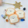 Super Soft Toast Plush Toy Shiny Bread Stuffed Animal for Desk Decor Easter Birthday Party Gift for Kids