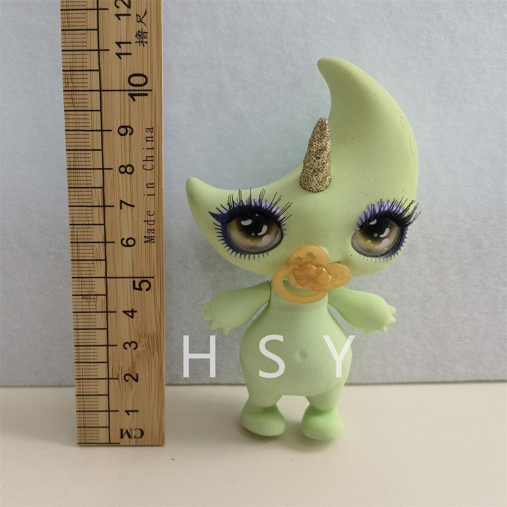 Original 11Cm-13Cm Rainbow Unicorn Doll Little Monster Mud Doll Children'S Game House Toy Set Gift