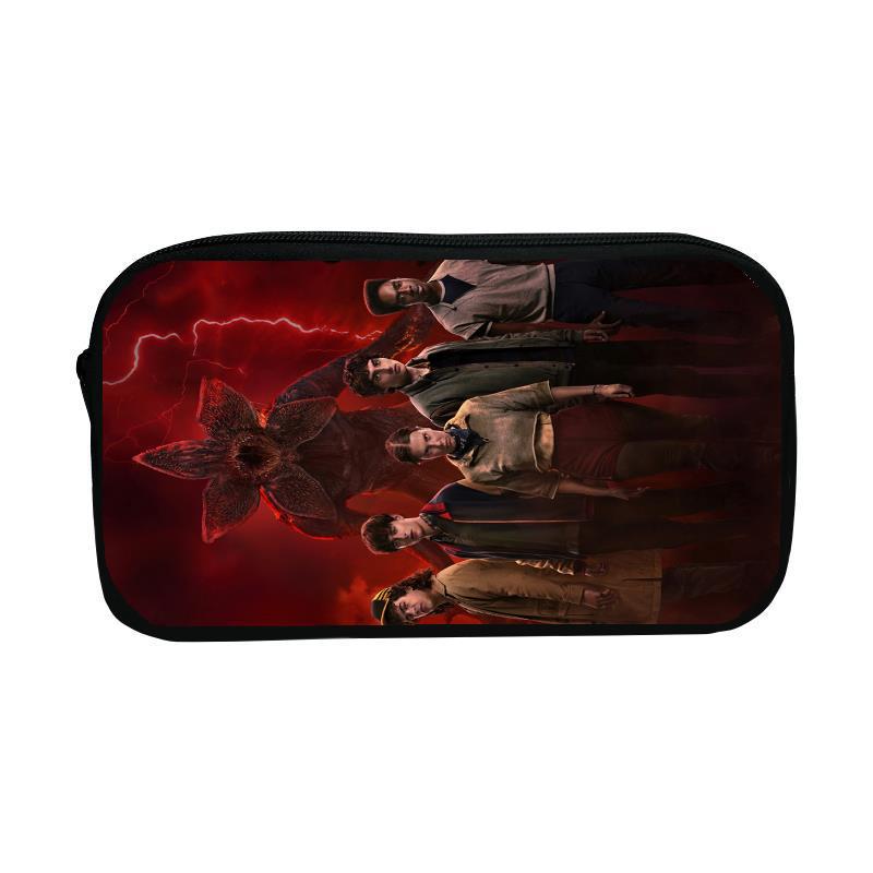 Stranger Things Large Capacity Pencil Case for Students - Stationery Storage Bag