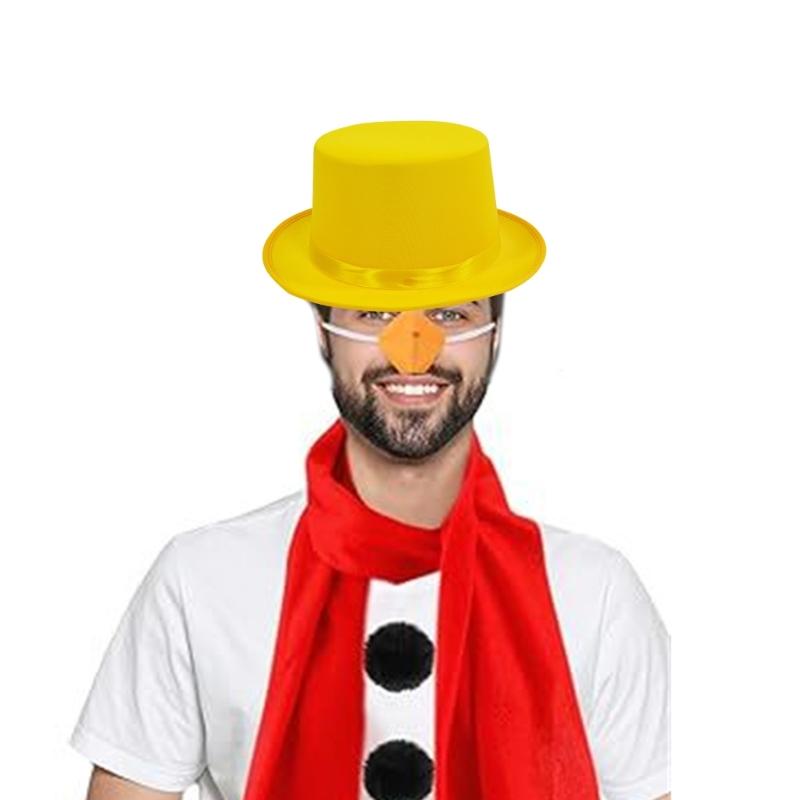 Trendsetting Flat Brimmed Hat with Ribbon for the Modern Wear Elegant Ribbon Hat for Stage Shows Magicians Costume