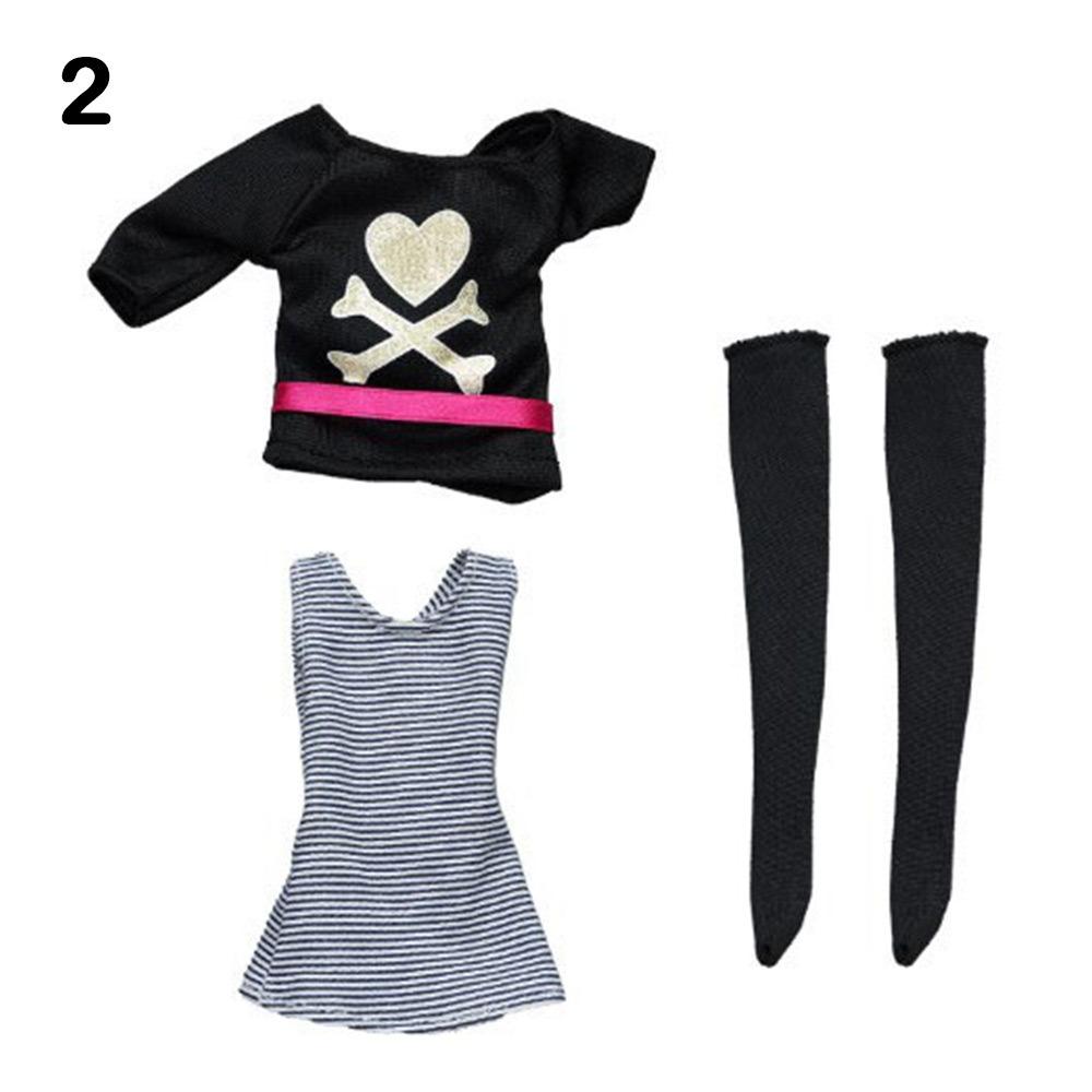 1 Set DIY Handmade Doll Sweaters Jeans Pants for 1/6 Doll/For 29~32cm Doll Clothes Accessories