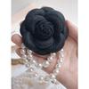 1 Stück Elegante Damen Kamelienblume Kunstperlen Quaste Brosche Anstecknadel für Hemdkragen Bekleidungsaccessoire, Party- und Hochzeitsgeschenk Valentinstag