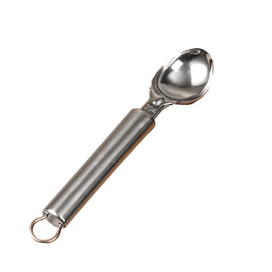 Stainless Steel Ice Cream Scoop with Trigger Release Melon Baller for Fruit Desserts Rust-Resistant Dishwasher Safe Essential Kitchen Tool for Home