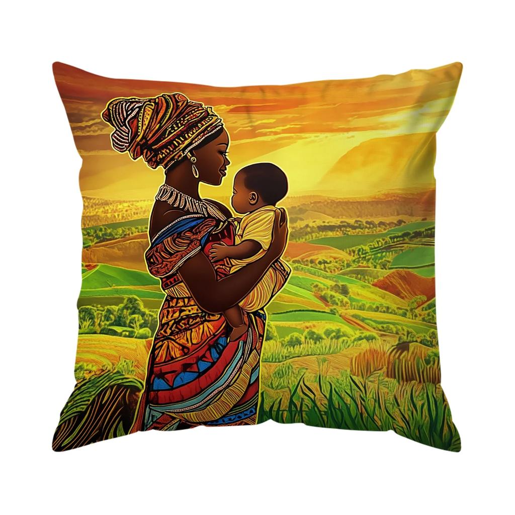 Traditional African Ethnic Style Cushions Pillowcase Cushion Cover Throw Pillow Sofa Decoration Pillowcover Home Car Decor