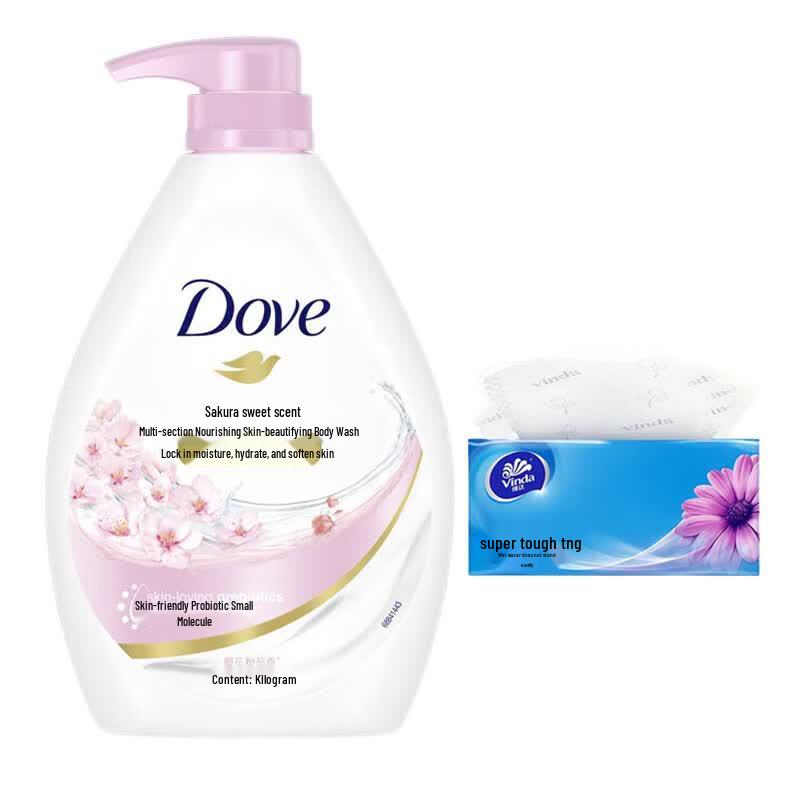 

Dove Cherry Blossom Nourishing Shower Milk with Tissue Pack