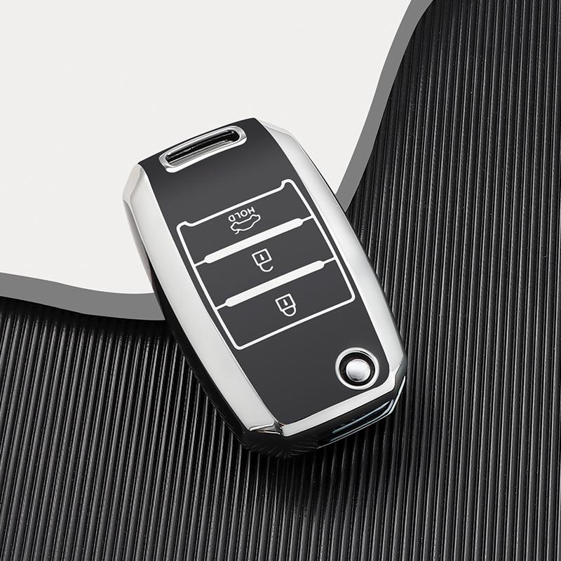 Fashion Tpu Car Flip Key Case Cover Shell For Kia Rio 3 Ceed Cerato K2 K3 K4 Sportage Picanto Optima Sorento Forte Stinger