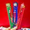 Cartoon Santa Claus Snowman Christmas Ruler Creative Drawing Painting Tool Reward Stationery Student Gift School Supplies