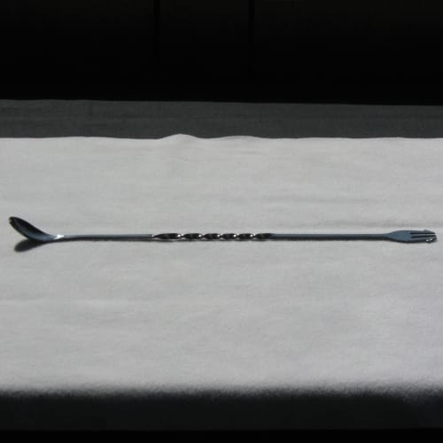 Nagao Tsubame-Sanjo Bar Spoon, 25cm, 18-0 Stainless Steel, Black Oxide Color, Made In Japan