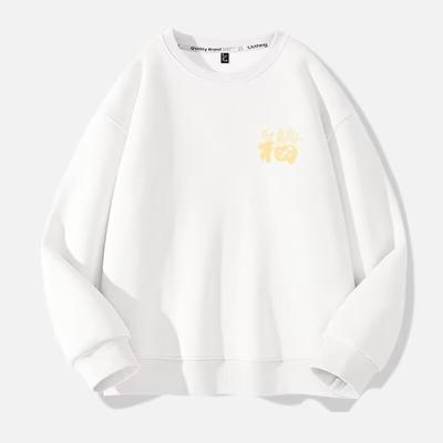 Printed Autumn Winter Sweater Men's Spring and Autumn 2024 Korean New Round Neck Loose Top Chic Hong Kong Style Trendy