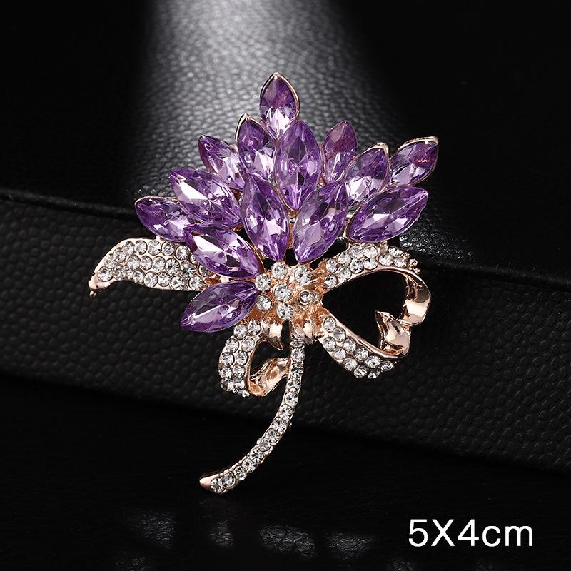 Elegant Peony Brooch: High-End Chinese Style Corsage Pin
