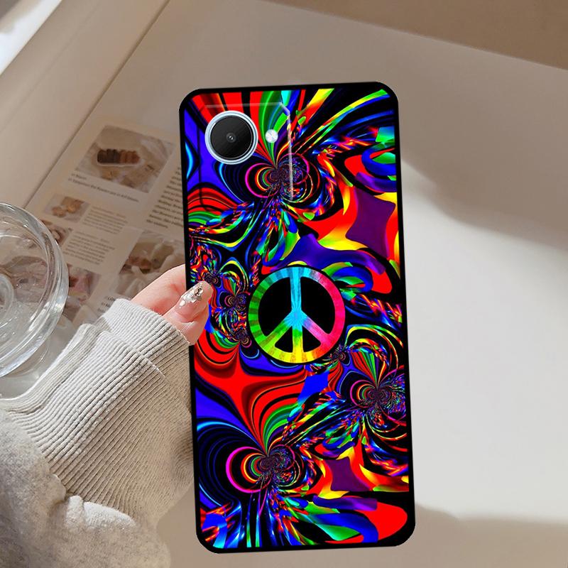 Psychedelic Art Peace For Realme GT 7 Pro 5 GT 6 6T C67 C61 C55 C53 C51 C21Y C25S C75 10 11 12 13 14 Pro Plus Case