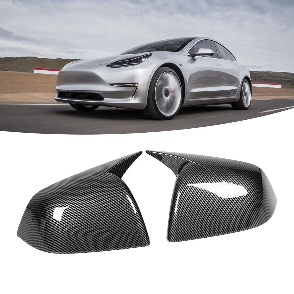 Side Rearview Mirror Cover High Glossy Door Exterior Wing Mirror   Replacement for     2020 to 2023
