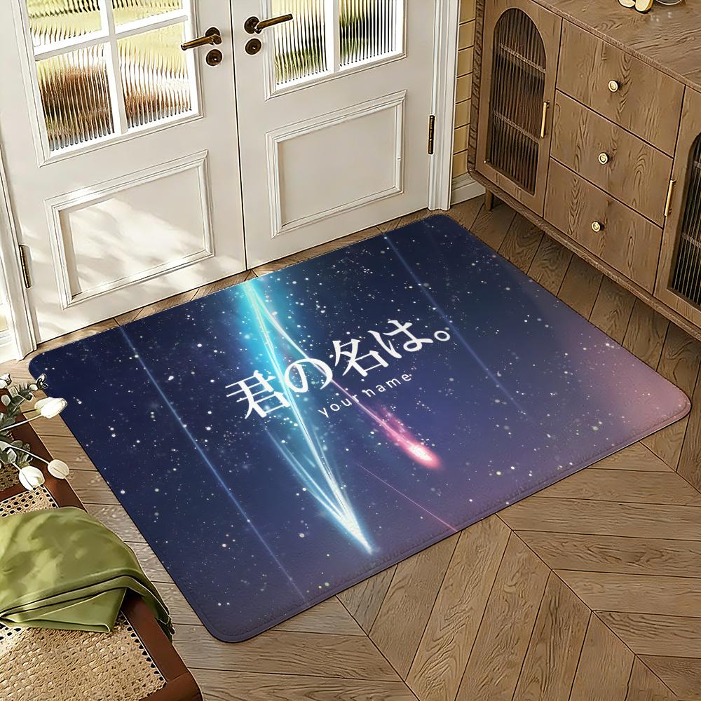 Your Name Floor Mat Soft Thickened Absorbent Non-Slip Bedroom Living Room Door Mat Home Decor Flannel Rugs