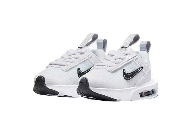 Nike Air Max INTRLK Lite Cushioning Abrasion Resistant Support Low top Toddler Shoes White Black Infant And Toddler DH9410-101