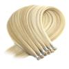 Beautiful Color High Quality 100% Virgin Hand Tied Weft Russian Remy 100g-300g Hair Extension