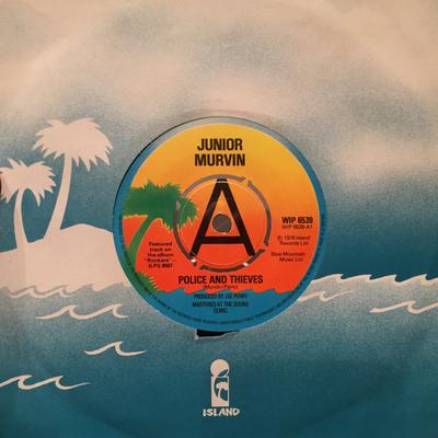 7inch Record JUNIOR MURVIN  JAH LION  Police And Thieves  Soldier And Po WIP6539PROMO Island Records 1979 UK Reggae Ska  Dub Used