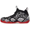 Raro Air Foamposite One Pele de Cobra Preto Branco Vermelho Masculino 314996-101
