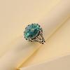 Retro Oval Opal Ring: European & American Fashion Jewelry