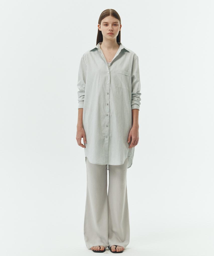 NOFLIK Collared Shirt Dress