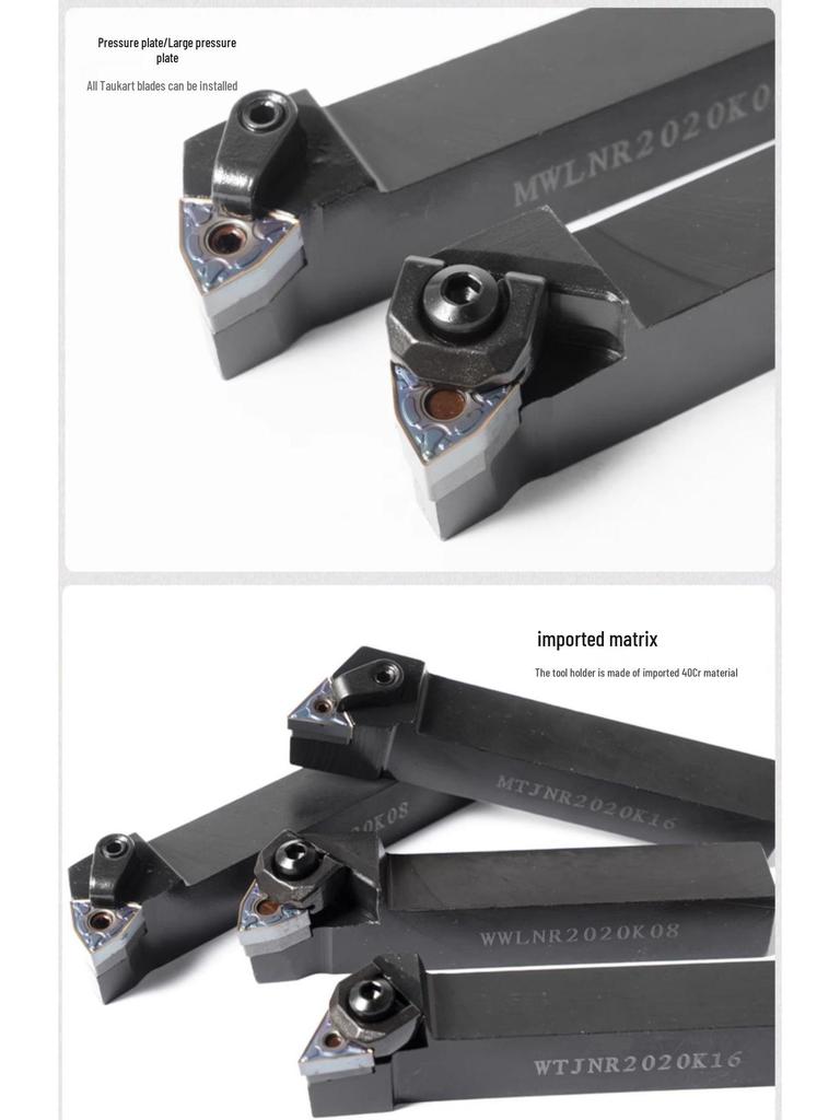 CNC Tool Holder: Peach-Shaped Face Turning Tool MWLNR/MTJNR20